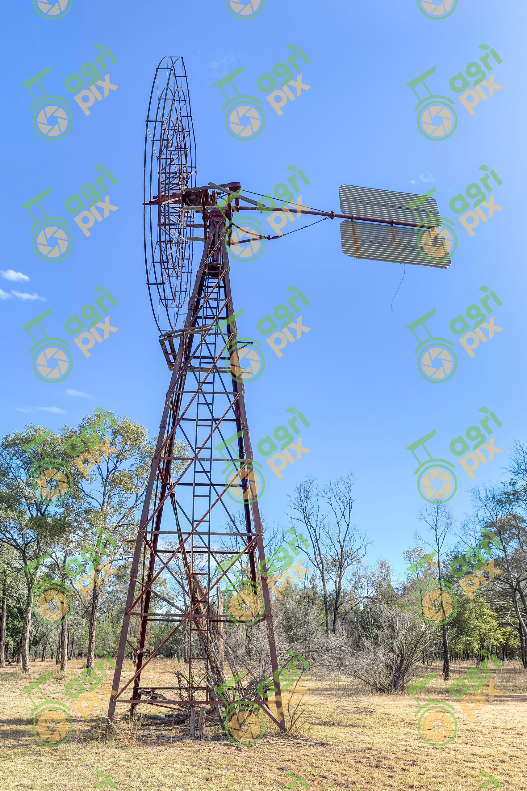 Weathered Outback Windmill