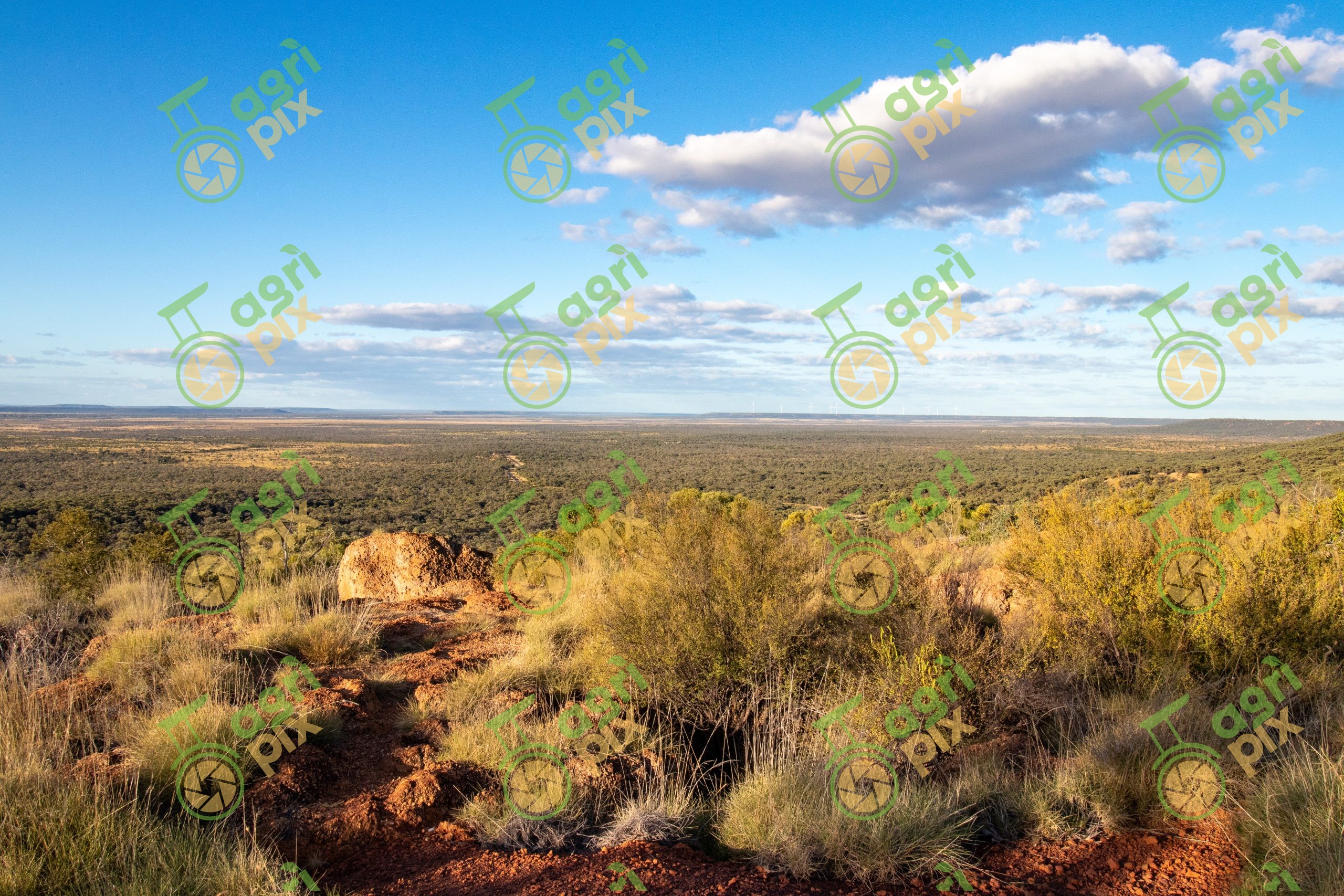Mount Walker Lookout Over the Inland Plains Near Hughenden, Queensland