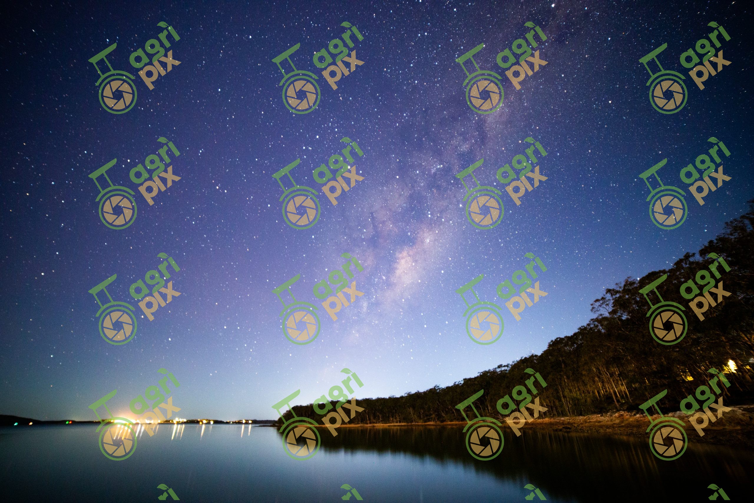 Milky Way Above Calm Waters in the Hunter Valley, New South Wales