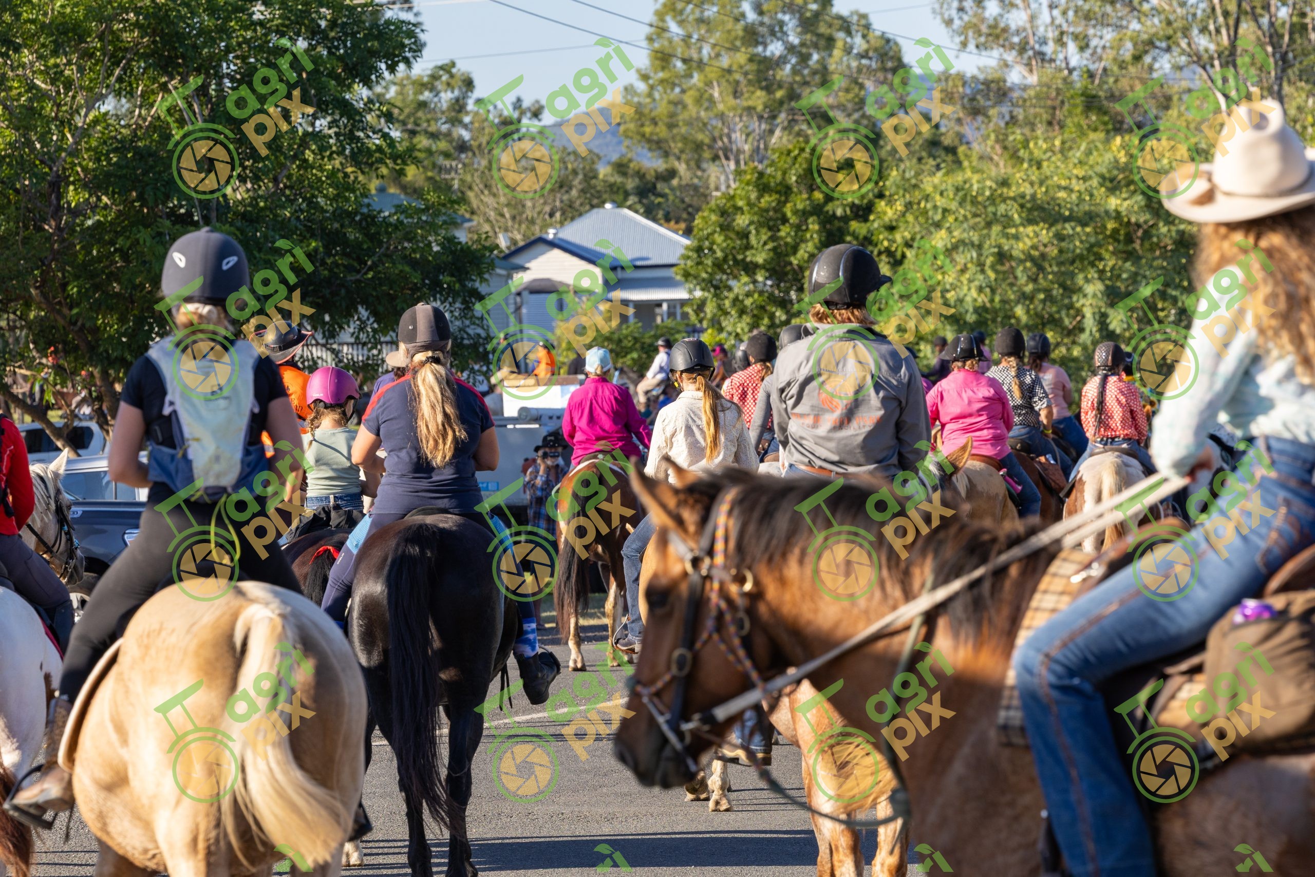 Main Street Parade at the Kilkivan Great Horse Ride, Queensland