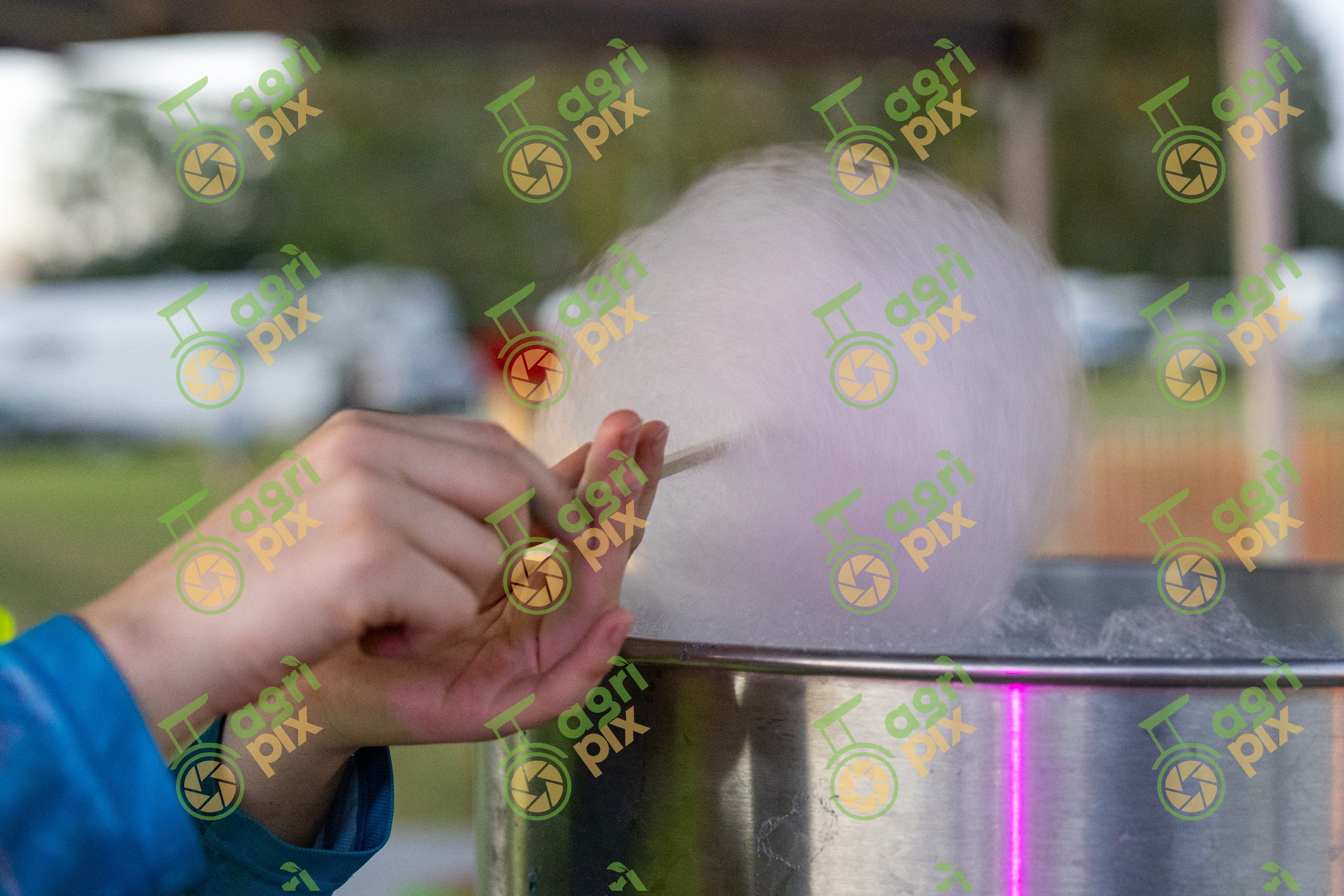 Spinning Fairy Floss at a Country Fete
