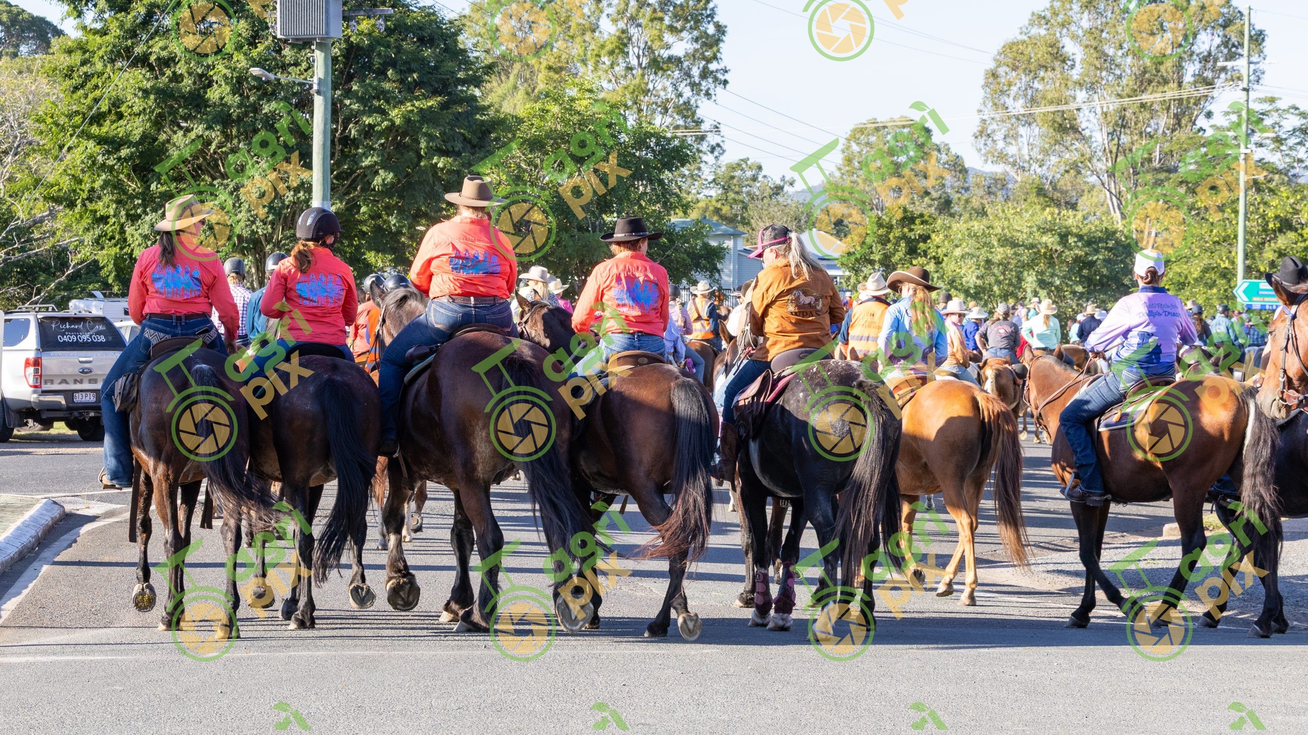 Main Street Parade at the Kilkivan Great Horse Ride, Queensland