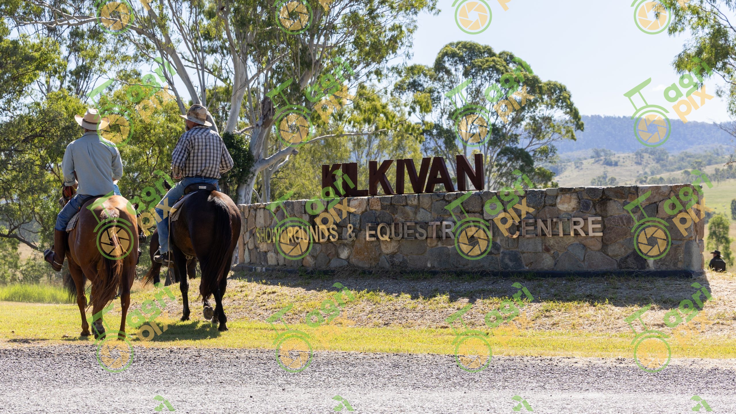 Horse Rider Arriving at the Kilkivan Showgrounds and Equestrian Centre, Queensland